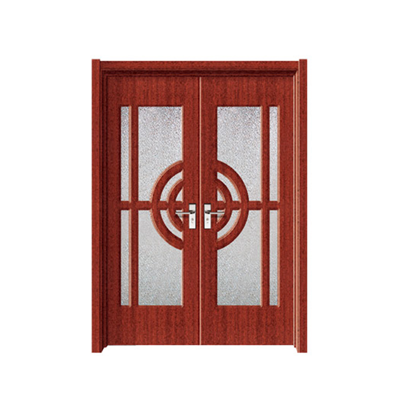 SPM-8154 Middle Round Double Door PVC MDF Door