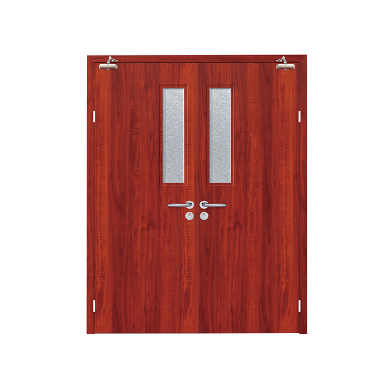 MLD-4005 Double Wood Grain Melamine Door