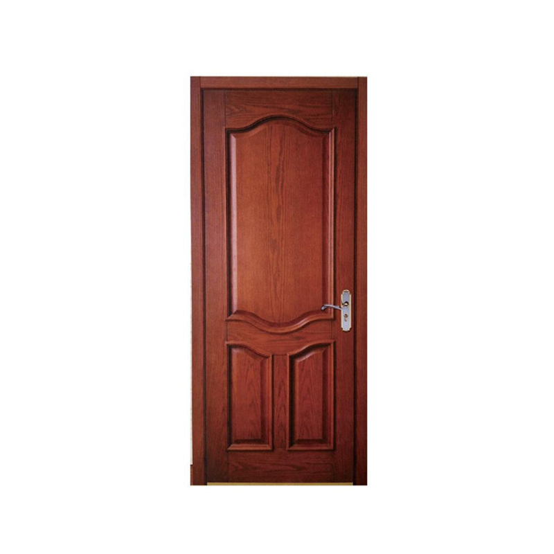 NSW-5 Deep Red Symmetry Door Natural Solid Wood